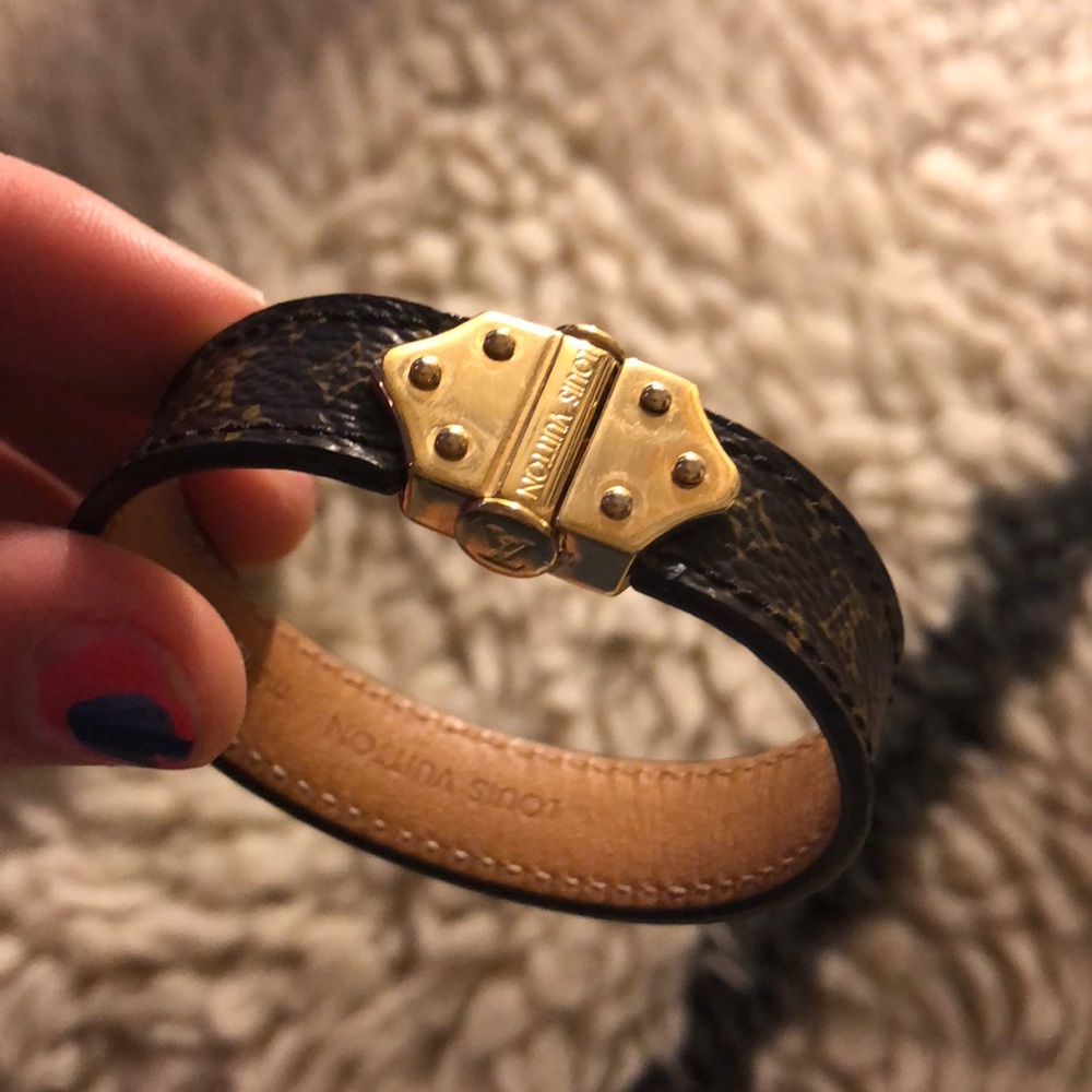 LV Leather Bracelet